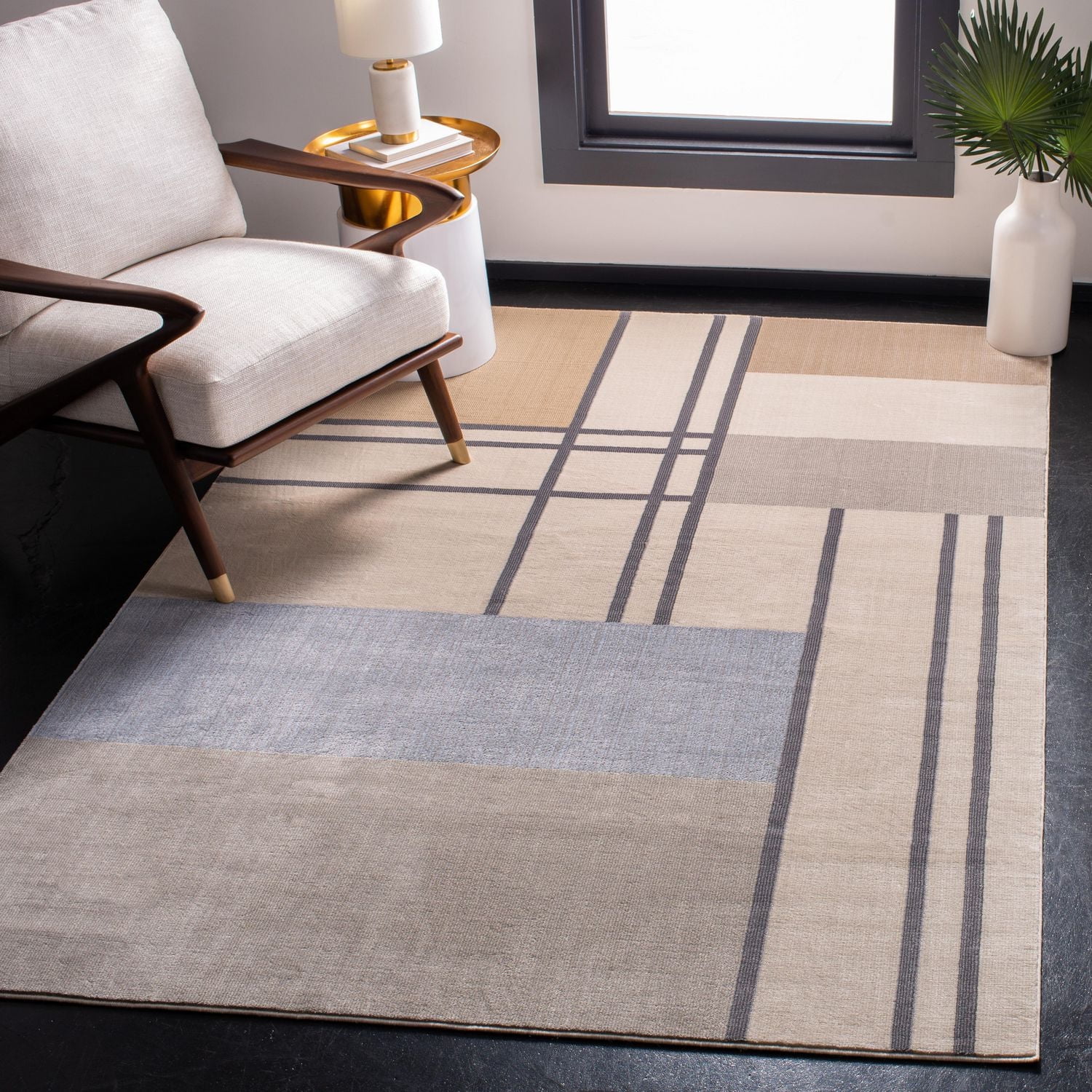 SAFAVIEH Orwell Lucille Tapis Abstrait Géométrique