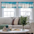 thumbnail image 5 of LALILO Kitchen Curtain Valance Bright Sunset Blue Sky With Rod Pocket Window Curtain 52"x 18" Set of 2, 5 of 7