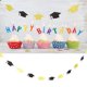 thumbnail image 4 of Congrats Grad Banner , 4PCS Graduation Hat Banner Eco Friendly  For Graduation Season Decoration For Graduate ANGGREK Graduation Hat Banner, 4 of 8