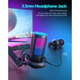 thumbnail image 3 of Micrófono USB COCONISE Gaming PC con Boom Arm para podcasts de PC, 3 of 7