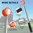 thumbnail image 3 of Golf Ball Retriever Telescopic Pick up Scoop Ball Retriever 9.5 12 15 FT, Golf Ball Retriever Picker Stainless Steel Shaft Retracted Length with Locking Scoop Gift Box, 3 of 13