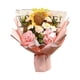 thumbnail image 1 of Ramo de punto hecho a mano, ramo de crochet, flores artificiales, crochet, flor Rosa, 1 of 9