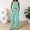 Light Blue, variant on Women's Summer 2 Piece Outfits Set Solid Color Round neck Sleeveless Tank Crop Top Wide Leg pants Set Pockets White XL(XL)