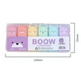 thumbnail image 3 of Markers for Coloring, Tyeign Novelty Cute Mini Bear Highlighter Pens & Assorted Macaron Colors Chisel Tip Marker Pens for Writing Stationery Drawing Pens for Writing & Office Suppl1Ml Pink, 3 of 8