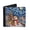Christmas Cat Starry Night, variant on Patchwork Dog Paw Floral Boys Wallet,Leather Card Holder Purse Coin ID Pocket for Kids Teens Mens Portable Dustproof Bifold Card Wallet