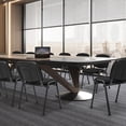 thumbnail image 2 of Giantex Conference Room Chairs, Stackable Office Guest Chairs w/Upholstered Back & Seat, Ergonomic Office Reception Chairs, 5, 2 of 7