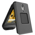thumbnail image 4 of Case for CAT S22 Flip Phone, Nakedcellphone Slim Hard Shell Protector Cover - Black, 4 of 7