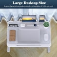 thumbnail image 3 of Foldable Lap Desk Bed Desk Table Laptop Stand for Bed & Couch Gray, 3 of 7