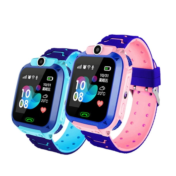 Montre intelligente pour enfants Q12B Smartwatch Phone Watch pour carte SIM  Android IOS 2G 