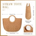 thumbnail image 2 of Bolso de paja Frienda Summer Beach hecho a mano para mujer, 2 of 6