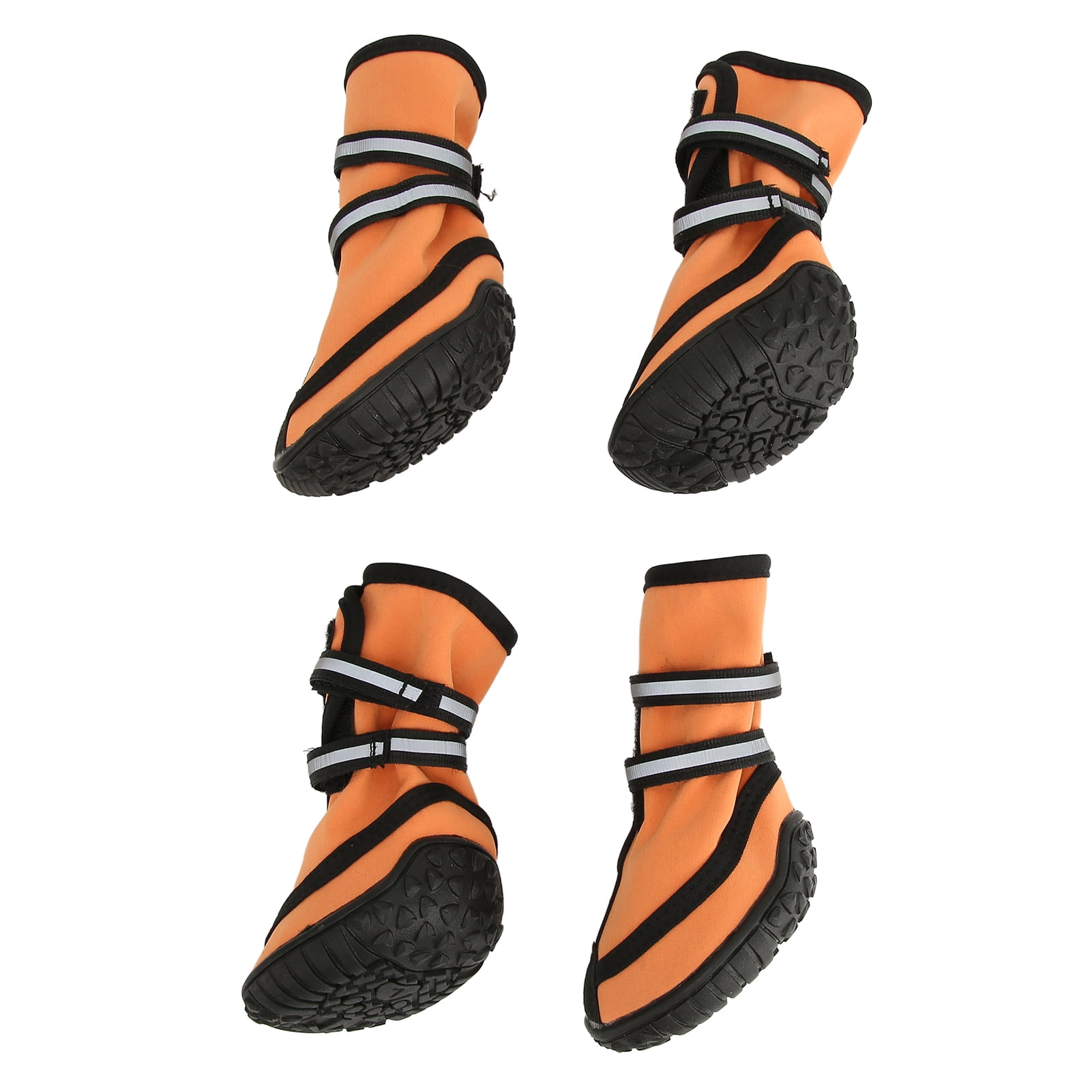 Dog Boots Dog Sole Paw Protector Reflective Waterproof Breathable Prevent Slipping Comfortable For Hiking For Camping For Large Dogs S M L XL XXL