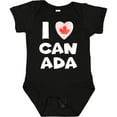 thumbnail image 3 of Inktastic I Love Canada Heart with Maple Leaf Boys or Girls Baby Bodysuit, 3 of 5