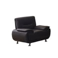 thumbnail image 7 of Kingway Furniture Lilian Faux Leather Livingroom Chair in Black, 7 of 7
