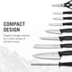 thumbnail image 3 of Juego de bloques de cuchillos Victorinox Swiss Classic de 15 piezas, color negro, 3 of 7