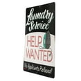 thumbnail image 2 of Laundry Service Embossed Metal Sign, 2 of 4
