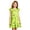 Q7 Green, variant on Angala Nightgown Holiday Dress For Girls Flutter Sleeve Crew Neck Pumpkin Print Girls Halloween Dresses