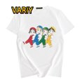 thumbnail image 3 of Camiseta con estampado de dibujos animados para mujer, ropa de calle de Anime japonés, Marmalade, de gran tamaño, Manga corta, 3 of 5