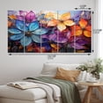 thumbnail image 4 of Designart "Kaleidoscope of Colorful Prisms I" Abstract Collages Wall Art Prints Set, 4 of 5