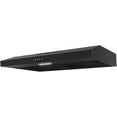thumbnail image 2 of Streamline 30 in. Cosenza Convertible Undermount Range Hood in Grit Black with Mesh Filters, Push Button Control, LED Light, 2 of 9