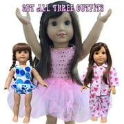 American Girl Doll Clothes by In-Style Doll 18" Doll Clothes Ballet Dress with Slippers