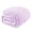 Light Purple, variant on Exclusivo Mezcla Large Flannel Fleece Throw Blanket, Jacquard Weave Wave Pattern Blanket (50" x 70", Light Purple)