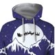 thumbnail image 4 of Pntutb Estampado navideño Otoño e invierno Hombres y mujeres Suéter con capucha Suéter suelto Top Pntutb Pntutb-6520, 4 of 5