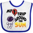 thumbnail image 3 of Inktastic My 1st Trip Around the Sun Boys or Girls Baby Bib, 3 of 4