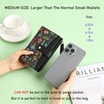 thumbnail image 7 of GAEKEAO Medium Size Wallet for Women RFID Blocking Bifold Card Holder Slim Womens Wallet with ID Window and Zipper Coin Pocket, 7 of 7