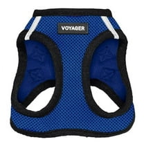 Best Pet Supplies - Voyager Step-in Air Pet Harness - All Weather Mesh - Royal Blue/Black Trim, L