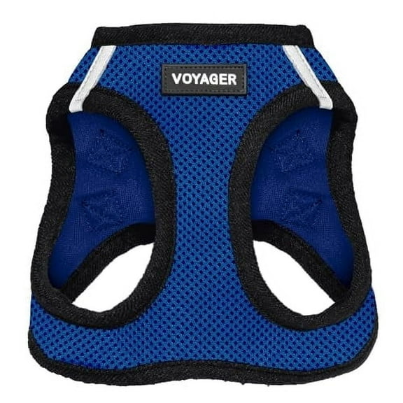 Best Pet Supplies - Voyager Step-in Air Pet Harness - All Weather Mesh - Royal Blue/Black Trim, L
