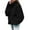 Black Sweaters, variant on Htigea Women's High Neck Sweaters Casual Loose Fit Pullover Top Knit Long Sleeve Jumpers White S