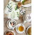 thumbnail image 4 of Sage Green Leaves Kitchen Dish Towels for Drying Dishes Set of 2, Summer Botanical Farmhouse Leaf Watercolor Waffle Weave Microfiber Hand Tea Bathroom Towels Quick Dry & Absorbent Towel 15.7x23.6, 4 of 7