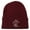 Burgundy, variant on Chinese Symbol Love Embroidered Long Beanie - Burgundy OSFM