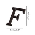 thumbnail image 6 of 3 Inch Black Metal Letters, Modern Metal House Numbers, Black Door Numbers, Outdoor Mailbox Numbers, Metal Black House Address Letters and Numbers for House Office Apartment Outside, 6 of 6