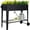 Black, variant on 𝐑𝐚𝐢𝐬𝐞𝐝 𝐆𝐚𝐫𝐝𝐞𝐧 𝐁𝐞𝐝 𝐎𝐮𝐭𝐝𝐨𝐨𝐫 Elevate Herb Garden Planter Box Outdoor Raised Planter Box with Legs On Wheels for Vegetables Flower Tomato Patio Backyard