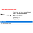 thumbnail image 2 of Front Sway Bar Link - Compatible with 1997 - 2001 Hyundai Tiburon 1998 1999 2000, 2 of 2
