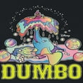 thumbnail image 3 of Disney - Dumbo - Psychedelic Dream Cloud - Juniors Cropped Cotton Blend T-Shirt, 3 of 5