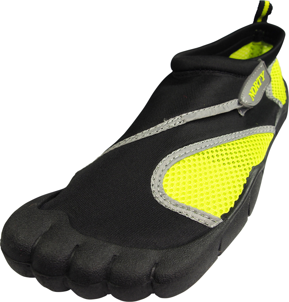 NORTY Mens Water Shoes Adult Male Surf Shoes Black Lime 11 - image 1 of 7