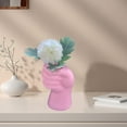 thumbnail image 5 of Vikakiooze Fake Hand Bouquet Plastic Vase Scandinavian Color Vase Wet And Dry Flower Arrangement Container Decorative Crafts, 5 of 6