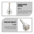 thumbnail image 2 of EeaseCA Baritone Trombone Mouthpiece Professional Player Replacement Trombone Part, 2 of 8