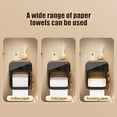 thumbnail image 4 of kkbbma Tissue Box Holder Wall Mounted Popular Pick - Bathroom Tissue Box Impermeable Toilet Paper Box Wall-Mounted Punch- Paper Box Toilet Paper Roll Storage Rack To Store Items, 4 of 6