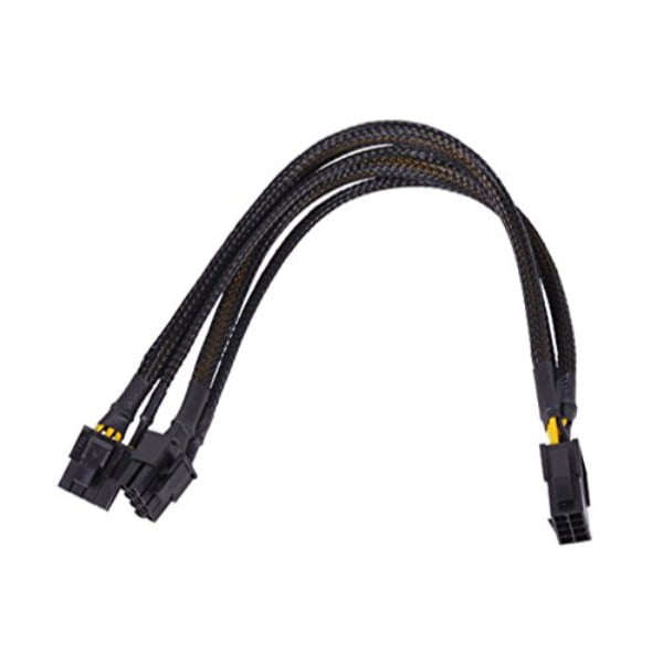 2x Cable Manage Sleeve Zipper 11cm 0.5m Multihole Buckle Cord Organizer Neoprene