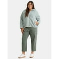 thumbnail image 2 of Terra & Sky Women's Plus Utility Pants, 26'' Inseam, Sizes 14W-22W, 2 of 5