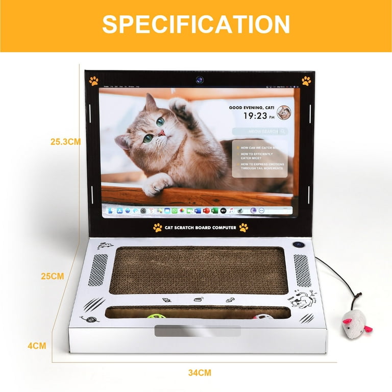 Laptop cat scratching pad 2025