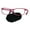 pink 1.0, variant on Collapsible Rectangular Plastic Folding Clear Lens Reading Glasses Green 1.5