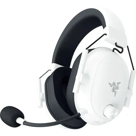 Razer - Blackshark V2 Hyperspeed Wireless Over-the-Ear Gaming Headset for PC, Mac, Playstation, Switch, Steam Deck, Mobile - White