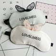 thumbnail image 4 of Bangcool Sleeping Mask Creative Letter Eye Mask Eye Shade with Ice Pack for Home Travel, 4 of 10