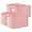 Pink, variant on OIAHOMY 4 Pack Storage Baskets for Organizing, Cube Storage Bins for Shelves, Rectangle Storage Baskets With Handles, Woven Baskets for Storage, 12.7''Lx9''Wx7.8''H, Brown