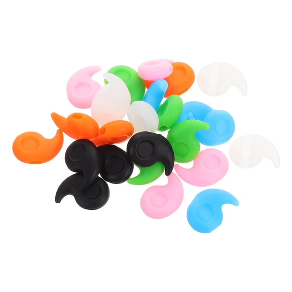 LOLIPPYY 12Pairs Silicone Glass Ear Cushions Non Slip Ergonomic for Glasses