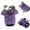 Purple, variant on Clearance! Dog Winter Jacket Cute Warm Coats Dog Clothing For Pet Faux Pockets Fur Trimmed Dog Puppy Hoodie Pets Jacket Costume